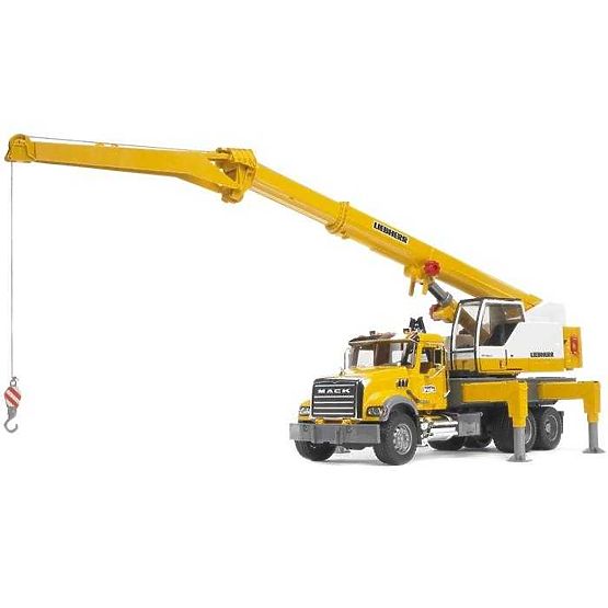 Bruder MACK Granite Truck with LIEBHERR Crane