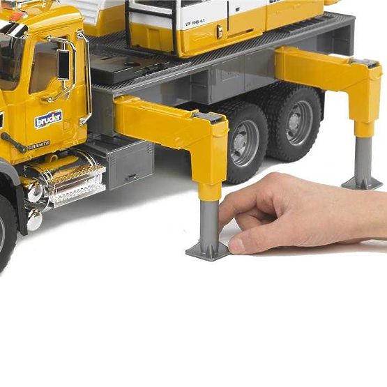 Bruder MACK Granite Truck with LIEBHERR Crane