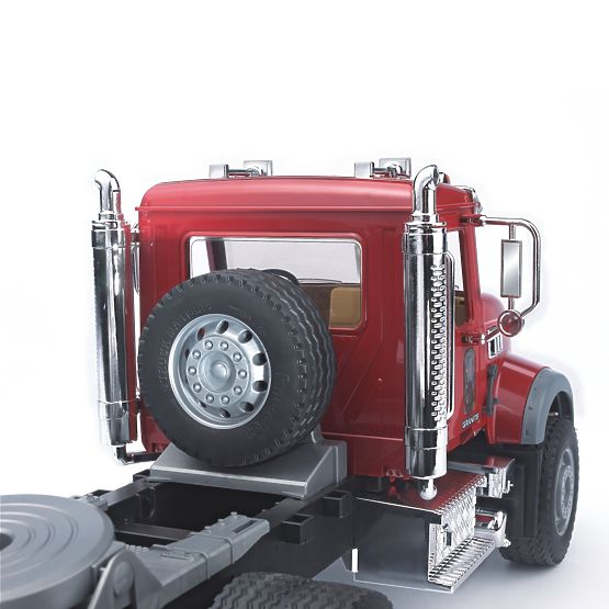 Bruder MACK Granite Truck with Trailer and JCB Tractor