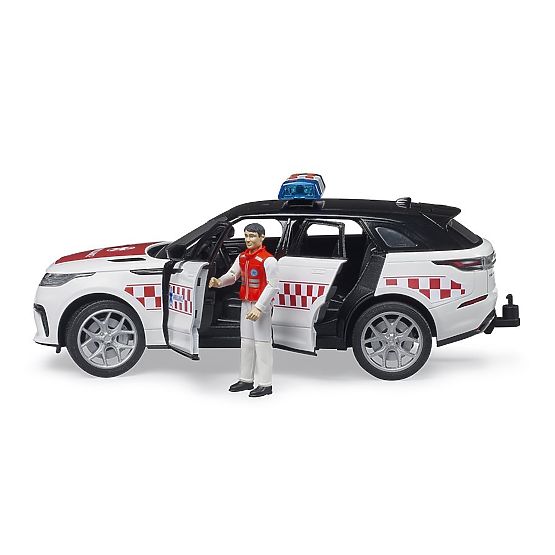Bruder Rescue Medical Vehicle Range Rover Velar with Driver