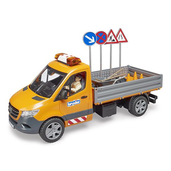 Bruder Road Maintenance Vehicle MB Sprinter with Figure and Accessories