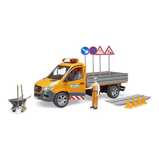 Bruder Road Maintenance Vehicle MB Sprinter with Figure and Accessories
