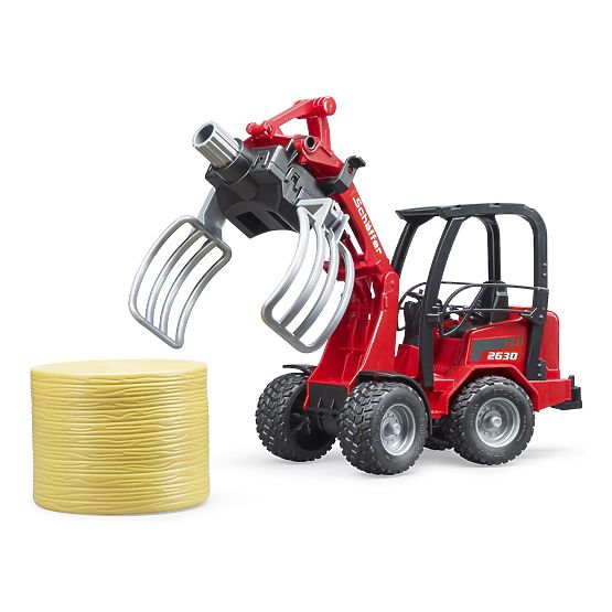 Bruder Schäffer Front Loader with Bale Grabber