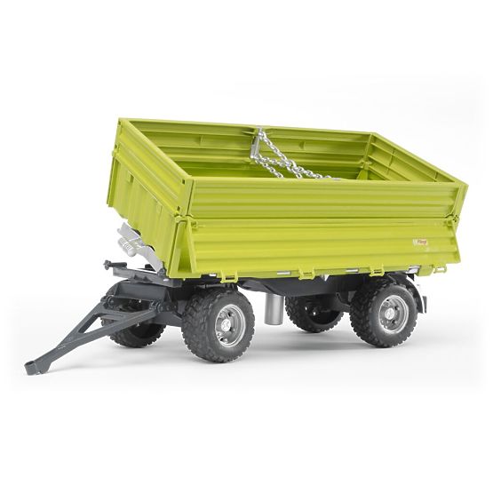 Bruder Tipping Trailer FLIEGL Green, Three-Way