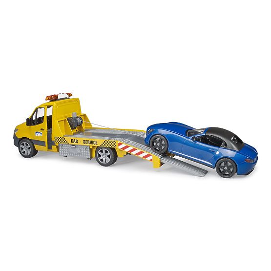 Bruder Tow Truck MB Sprinter with Sports Car