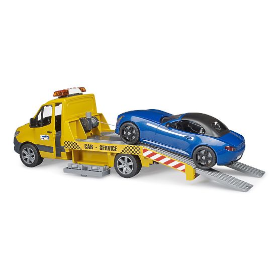 Bruder Tow Truck MB Sprinter with Sports Car