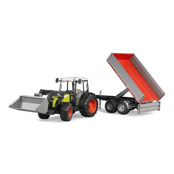 Bruder Tractor CLAAS Nectis 267F with Loader and Trailer