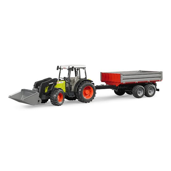 Bruder Tractor CLAAS Nectis 267F with Loader and Trailer