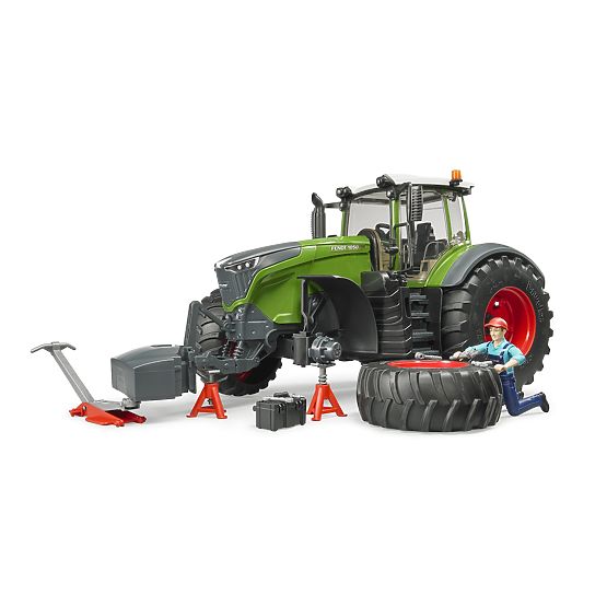 Bruder Tractor Fendt 1050 Vario with Mechanic and Workshop Tools 1:16