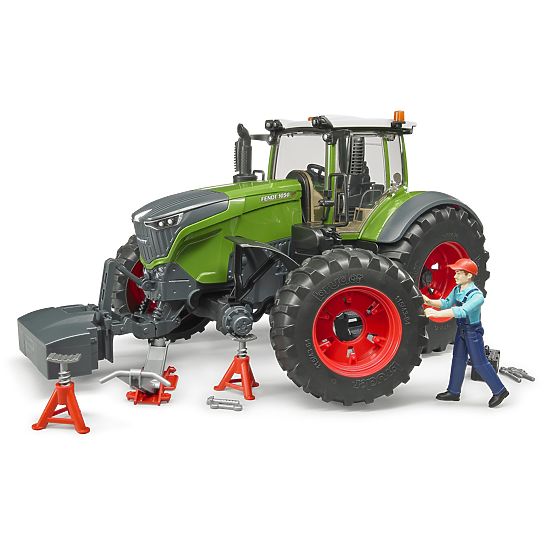 Bruder Tractor Fendt 1050 Vario with Mechanic and Workshop Tools 1:16