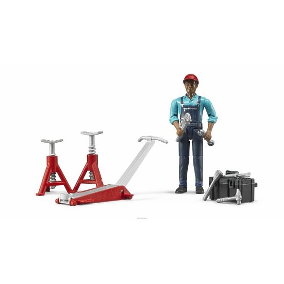Bruder Tractor Fendt 1050 Vario with Mechanic and Workshop Tools 1:16