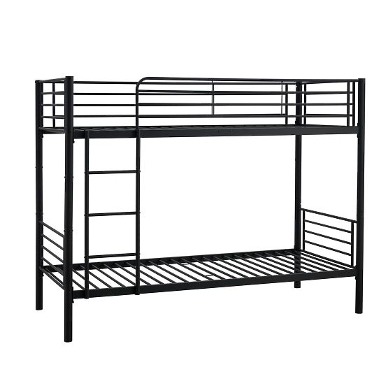 Two-story metal bed BUNKY 200x90 cm - black