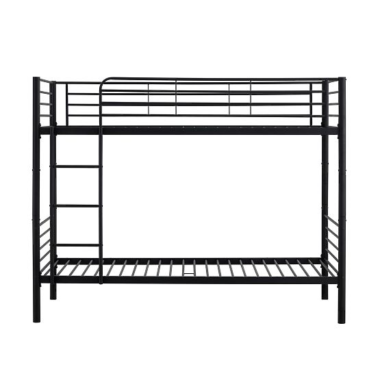 Two-story metal bed BUNKY 200x90 cm - black