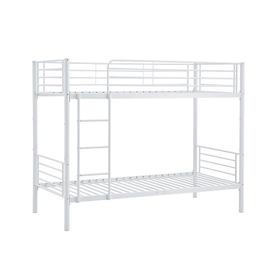 Metal Bunk Bed BUNKY 200x90 cm - White