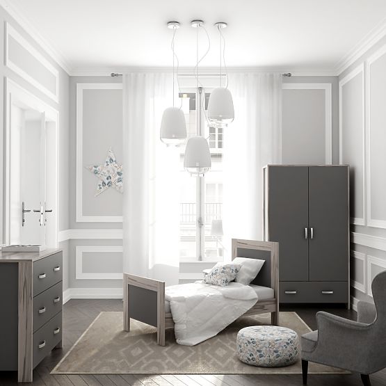 Cabinet Manhattan - grey