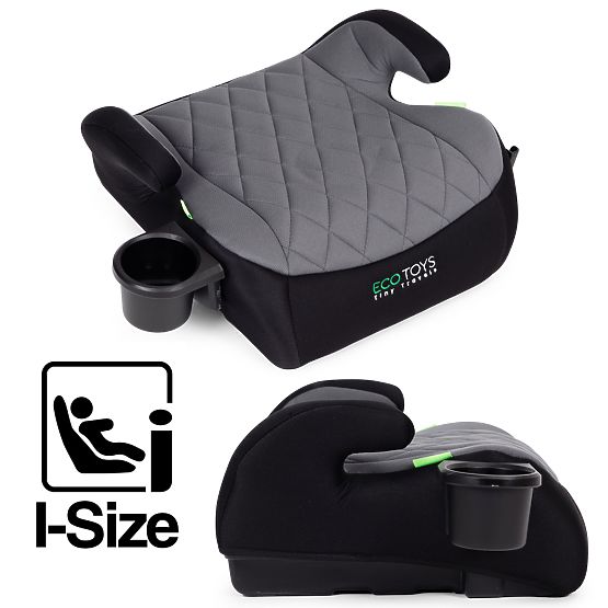 Car Seat Booster for Children i-SIZE Height 125-150 cm with Cup Holder ECOTOYS