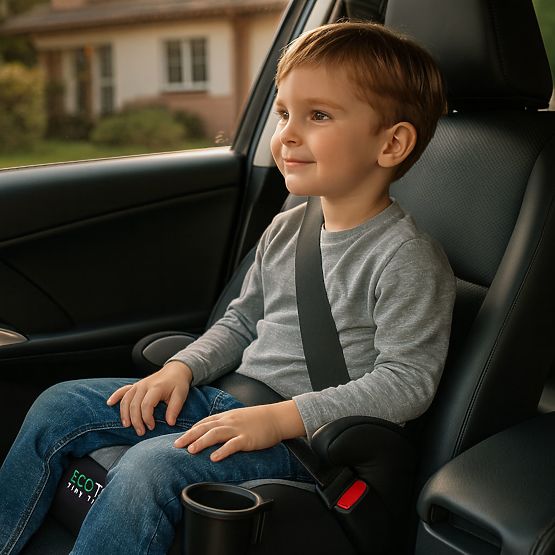 Car Seat Booster for Children i-SIZE Height 125-150 cm with Cup Holder ECOTOYS