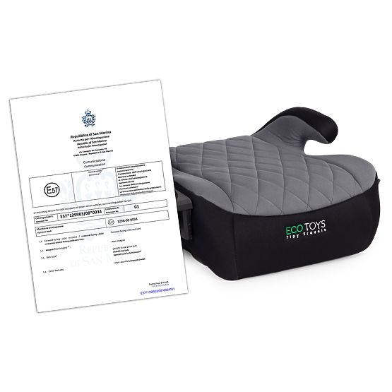 Car Seat Booster for Children i-SIZE Height 125-150 cm with Cup Holder ECOTOYS