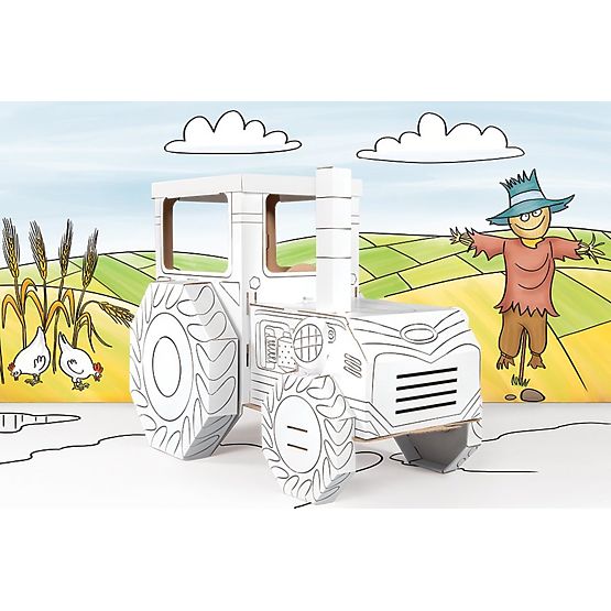 Cardboard tractor MINI