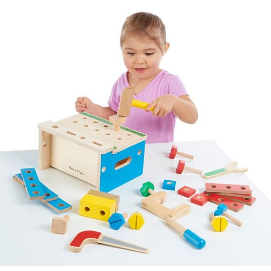Carpentry workshop with tools