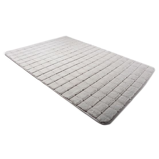 Carpet 3D BRICK silver