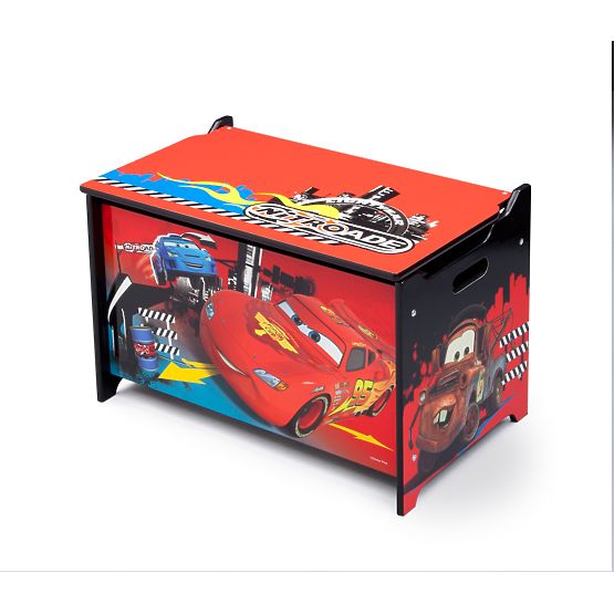 Cars 2 Wooden Toy Chest