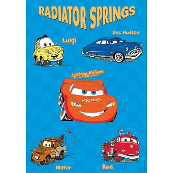 Cars 8 Children's Rug