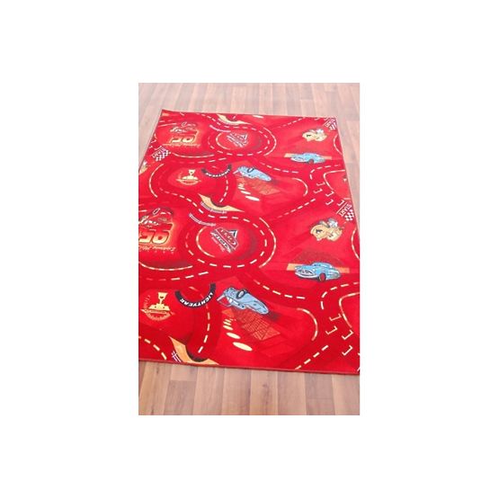 CARS Children's Rug - Red Streets