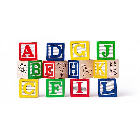 Cart with Blocks 35 pcs