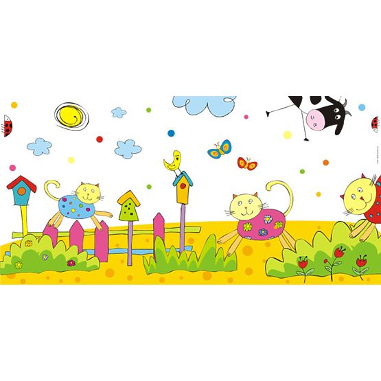 Cats Wall Mural
