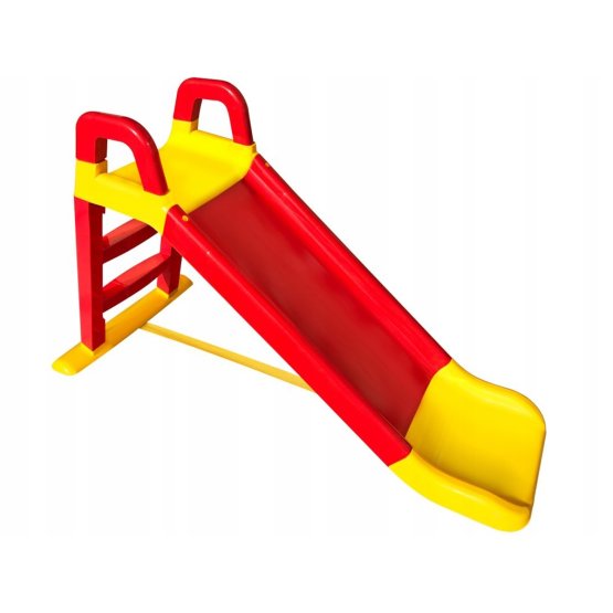 Children's slide Happy 140 cm - red-yellow