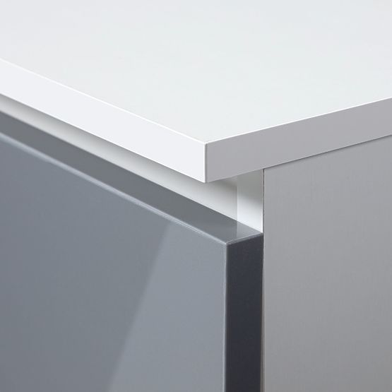 CHEST K80 2D 1DR CLP PK METALLIC GLOSS