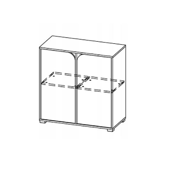 Chest of Drawers 2-dveřová Outside