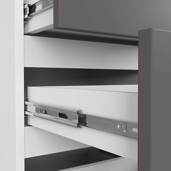 CHEST OF DRAWERS CL4 PK WHITE / GRAY