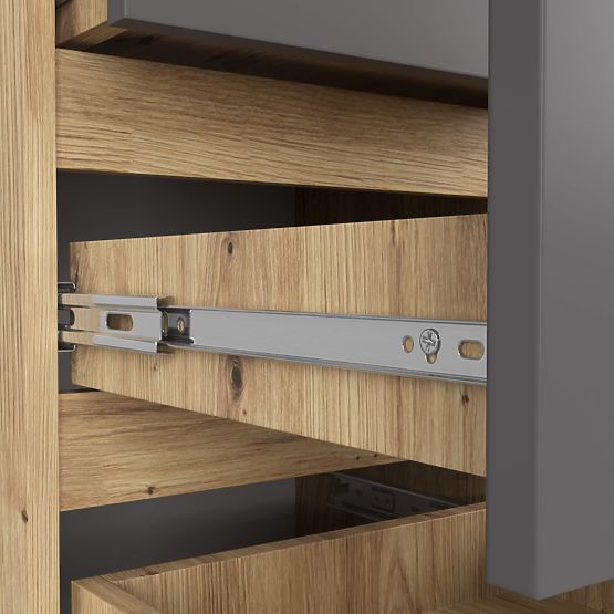 CHEST OF DRAWERS CL5 PK ARTISAN OAK / GRAY