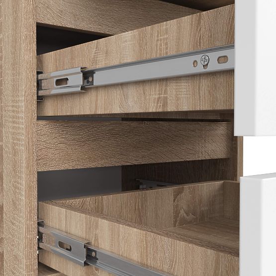 CHEST OF DRAWERS CL6 PK OAK SONOMA / WHITE