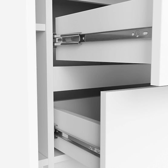 CHEST OF DRAWERS K100 2D 3SZ PK WHITE