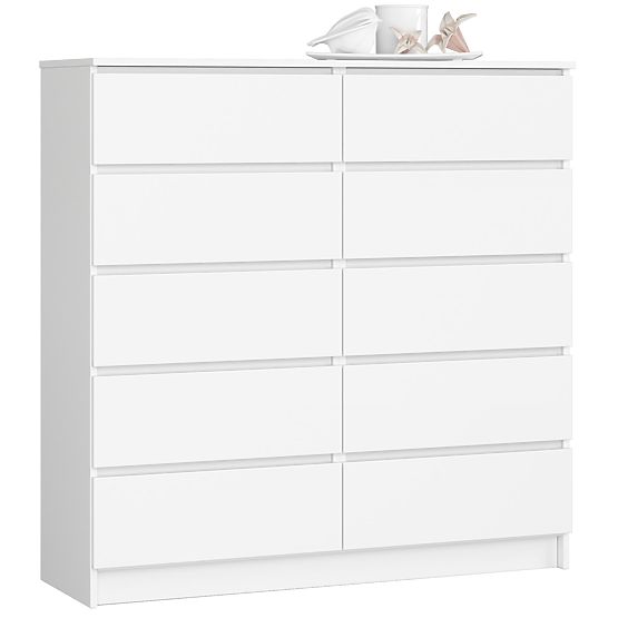 CHEST OF DRAWERS K120 10SZ CLP PK WHITE