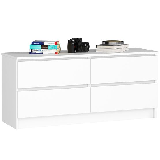 CHEST OF DRAWERS K120 4SZ CLP PK WHITE