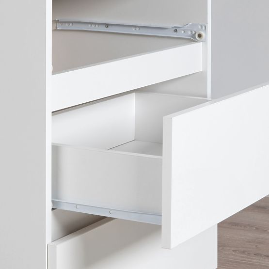 CHEST OF DRAWERS K120 6SZ CLP PK WHITE