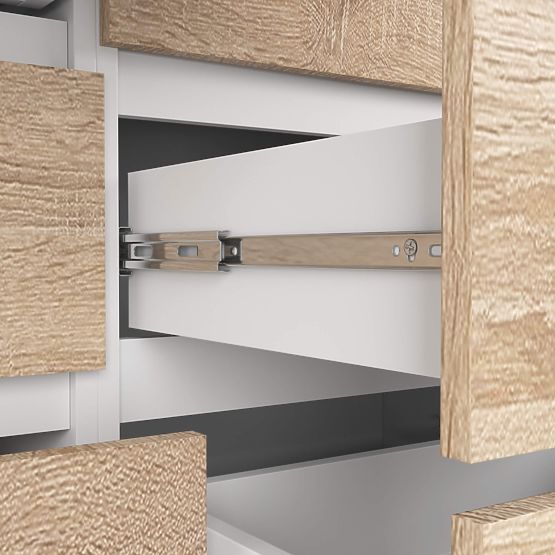 CHEST OF DRAWERS K120 8SZ PK WHITE / SONOMA