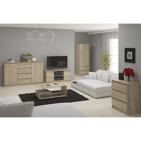 CHEST OF DRAWERS K140 10SZ CLP PK OAK SONOMA