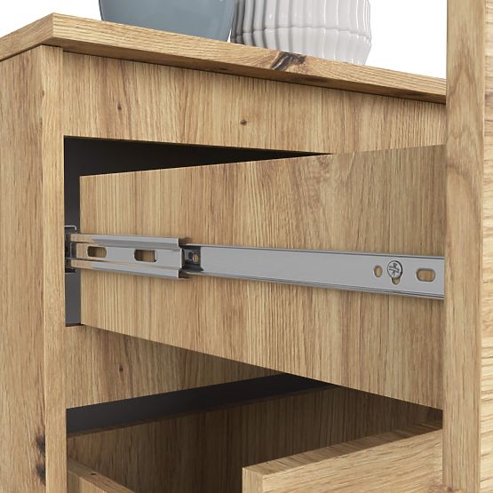 CHEST OF DRAWERS K160 4SZ CLP PK OAK ARTISAN