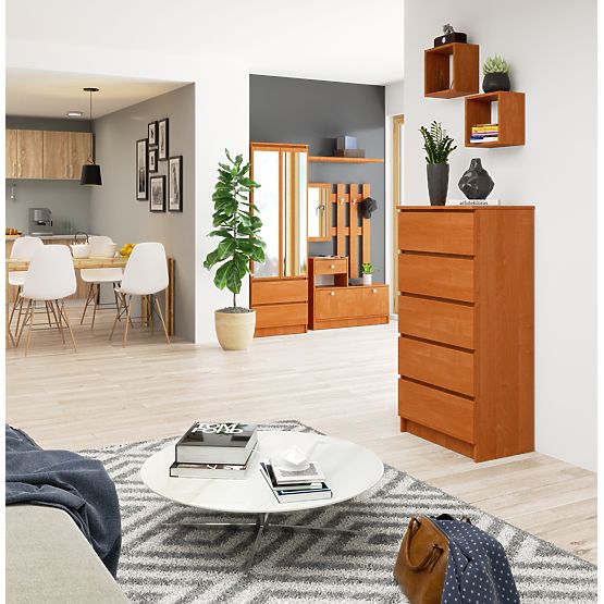 CHEST OF DRAWERS K60 5SZ CLP PK ALDER