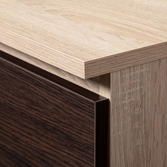 CHEST OF DRAWERS K60 5SZ CLP PK SONOMA OAK / WENGE