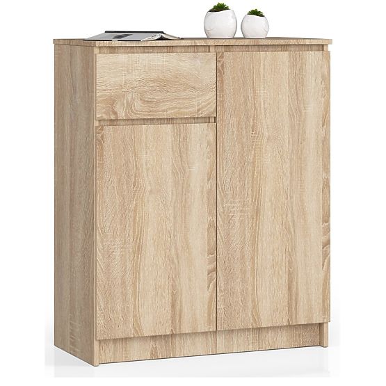 CHEST OF DRAWERS K80 2D 1SZ CLP PK OAK SONOMA