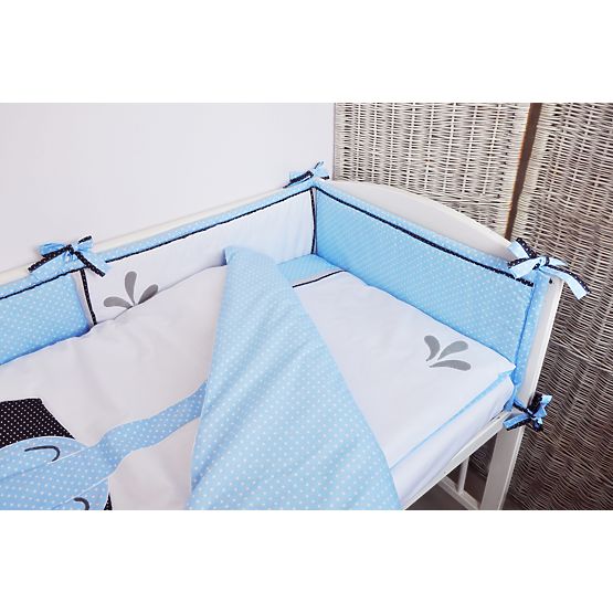 Children 3-dílné bedding slonik blue