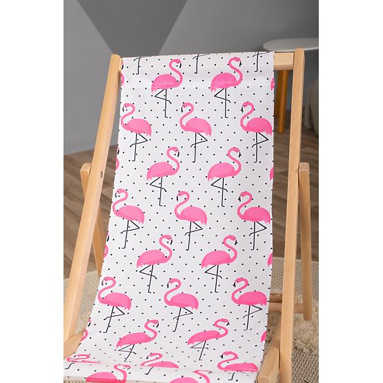Children's beach lounger Flamingos