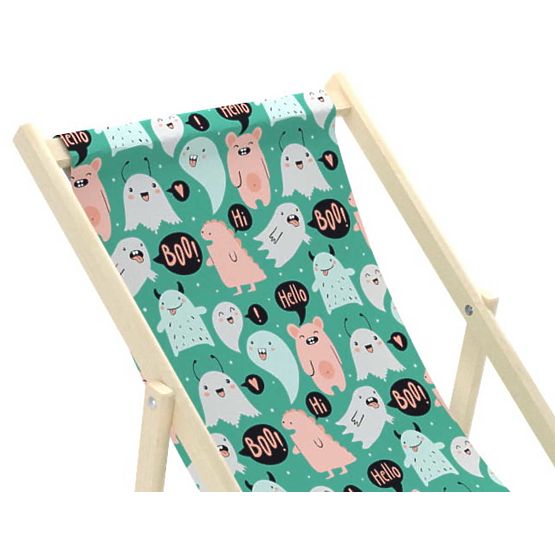 Children's beach chair Monsters and ghosts