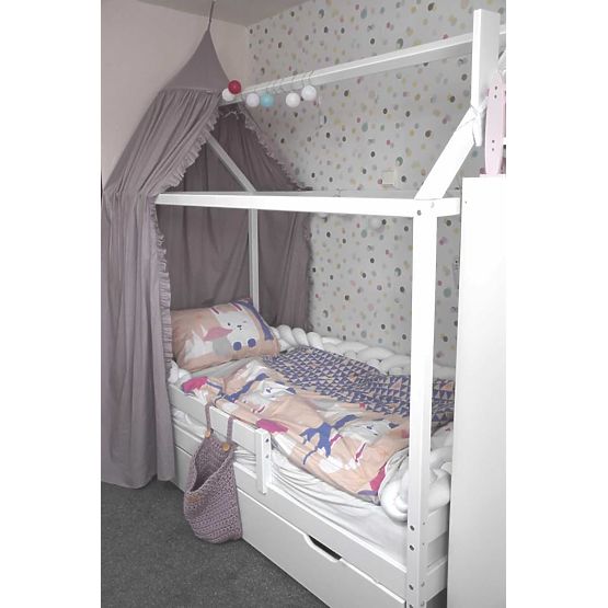 Children's House Bed Paul - White
